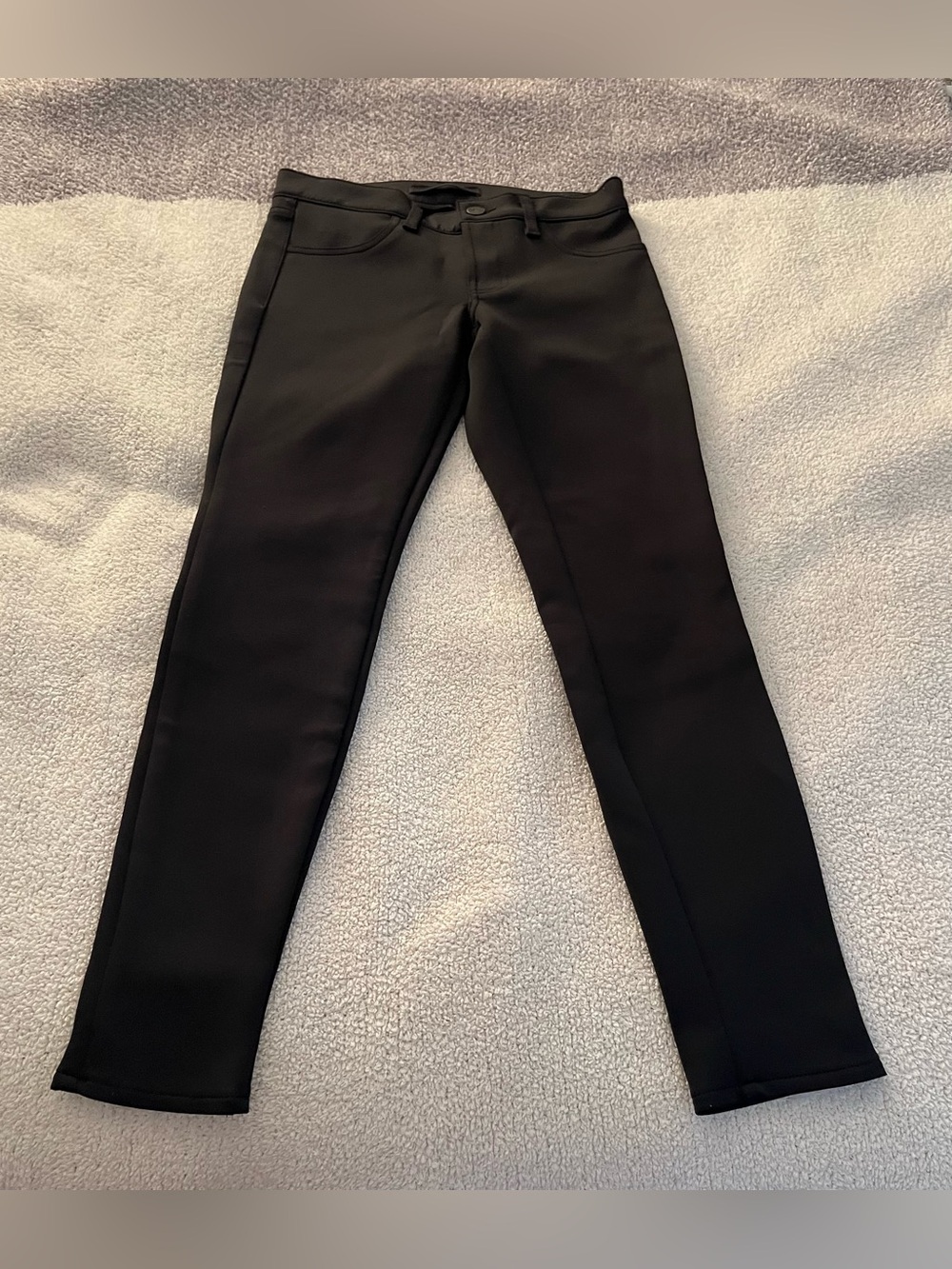 J Brand Black Slim Stretch Ponte Pants